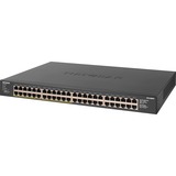 Netgear GS348PP No administrado Gigabit Ethernet (10/100/1000) Energía sobre Ethernet (PoE) Negro, Interruptor/Conmutador No administrado, Gigabit Ethernet (10/100/1000), Bidireccional completo (Full duplex), Energía sobre Ethernet (PoE), Montaje en rack