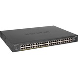 Netgear GS348PP No administrado Gigabit Ethernet (10/100/1000) Energía sobre Ethernet (PoE) Negro, Interruptor/Conmutador No administrado, Gigabit Ethernet (10/100/1000), Bidireccional completo (Full duplex), Energía sobre Ethernet (PoE), Montaje en rack