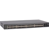 Netgear GS748T Gestionado L2+ Gigabit Ethernet (10/100/1000) Azul, Interruptor/Conmutador gris oscuro, Gestionado, L2+, Gigabit Ethernet (10/100/1000), Bidireccional completo (Full duplex), Montaje en rack