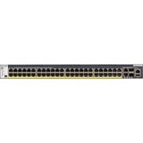 Netgear GSM4352PB Gestionado L2/L3/L4 Gigabit Ethernet (10/100/1000) Energía sobre Ethernet (PoE) 1U Negro, Interruptor/Conmutador Gestionado, L2/L3/L4, Gigabit Ethernet (10/100/1000), Energía sobre Ethernet (PoE), Montaje en rack, 1U