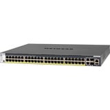 Netgear GSM4352PB Gestionado L2/L3/L4 Gigabit Ethernet (10/100/1000) Energía sobre Ethernet (PoE) 1U Negro, Interruptor/Conmutador Gestionado, L2/L3/L4, Gigabit Ethernet (10/100/1000), Energía sobre Ethernet (PoE), Montaje en rack, 1U