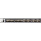 Netgear M4300-24X24F Gestionado L2/L3/L4 10G Ethernet (100/1000/10000) 1U Negro, Interruptor/Conmutador Gestionado, L2/L3/L4, 10G Ethernet (100/1000/10000), Montaje en rack, 1U