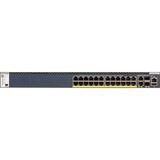 Netgear M4300-28G-PoE+ Gestionado L2/L3/L4 10G Ethernet (100/1000/10000) Energía sobre Ethernet (PoE) 1U Negro, Interruptor/Conmutador Gestionado, L2/L3/L4, 10G Ethernet (100/1000/10000), Energía sobre Ethernet (PoE), Montaje en rack, 1U