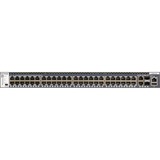 Netgear M4300-52G Gestionado L3 Gigabit Ethernet (10/100/1000) 1U Gris, Interruptor/Conmutador Gestionado, L3, Gigabit Ethernet (10/100/1000), Montaje en rack, 1U