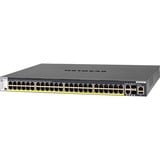 Netgear M4300-52G-PoE+ 550W PSU Gestionado L2/L3/L4 Gigabit Ethernet (10/100/1000) Energía sobre Ethernet (PoE) 1U Negro, Interruptor/Conmutador Gestionado, L2/L3/L4, Gigabit Ethernet (10/100/1000), Energía sobre Ethernet (PoE), Montaje en rack, 1U