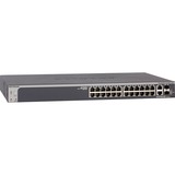 Netgear S3300-28X L2/L3 10G Ethernet (100/1000/10000) Negro, Interruptor/Conmutador L2/L3, 10G Ethernet (100/1000/10000), Bidireccional completo (Full duplex), Montaje en rack