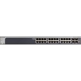 Netgear XS728T Gestionado L2+/L3 10G Ethernet (100/1000/10000) Negro, Interruptor/Conmutador Gestionado, L2+/L3, 10G Ethernet (100/1000/10000), Bidireccional completo (Full duplex), Montaje en rack