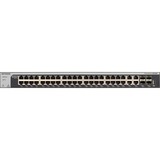 Netgear XS748T-100NES switch Gestionado L2+/L3 10G Ethernet (100/1000/10000) Negro, Interruptor/Conmutador Gestionado, L2+/L3, 10G Ethernet (100/1000/10000), Bidireccional completo (Full duplex), Montaje en rack
