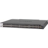 Netgear XSM4348CS Gestionado 10G Ethernet (100/1000/10000) 1U Gris, Interruptor/Conmutador Gestionado, 10G Ethernet (100/1000/10000), Montaje en rack, 1U