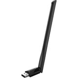 TP-Link Archer T2U Plus, Adaptador Wi-Fi negro