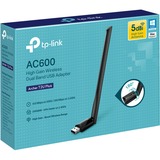 TP-Link Archer T2U Plus, Adaptador Wi-Fi negro