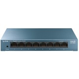 TP-Link LS108G No administrado Gigabit Ethernet (10/100/1000) Azul, Interruptor/Conmutador azul, No administrado, Gigabit Ethernet (10/100/1000)
