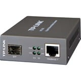 TP-Link MC220L convertidor de medio 1000 Mbit/s Multimodo, Monomodo Negro gris, 1000 Mbit/s, IEEE 802.1ab, IEEE 802.3i, IEEE 802.3u, IEEE 802.3z, Gigabit Ethernet, 1000 Mbit/s, UTP 5e, 5, SFP