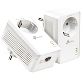TP-Link TL-PA7017P KIT adaptador de red PowerLine 1000 Mbit/s Ethernet Blanco 2 pieza(s), PowerLAN blanco, 1000 Mbit/s, IEEE 1901,IEEE 802.3,IEEE 802.3ab,IEEE 802.3u, Gigabit Ethernet, 10,100,1000 Mbit/s, HomePlug AV2, OFDM