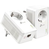 TP-Link TL-PA7017P KIT adaptador de red PowerLine 1000 Mbit/s Ethernet Blanco 2 pieza(s), PowerLAN blanco, 1000 Mbit/s, IEEE 1901, IEEE 802.3, IEEE 802.3ab, IEEE 802.3u, Tipo E, Gigabit Ethernet, 10,100,1000 Mbit/s, HomePlug AV2