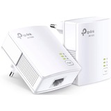 TP-Link TL-PA7017 KIT 1000 Mbit/s Ethernet Blanco 2 pieza(s), PowerLAN blanco, 1000 Mbit/s, IEEE 802.3, IEEE 802.3ab, IEEE 802.3u, Tipo F, OFDM, 128-bit AES, 300 m