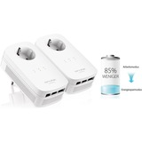 TP-Link TL-PA8030P KIT adaptador de red PowerLine 1200 Mbit/s Ethernet Blanco 2 pieza(s), PowerLAN blanco, 1200 Mbit/s, IEEE 802.3, IEEE 802.3ab, IEEE 802.3u, Gigabit Ethernet, 10,100,1000 Mbit/s, 10BASE-T, 100BASE-TX, 1000BASE-T, HomePlug AV2