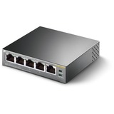 TP-Link TL-SF1005P No administrado Fast Ethernet (10/100) Energía sobre Ethernet (PoE) Negro, Interruptor/Conmutador No administrado, Fast Ethernet (10/100), Bidireccional completo (Full duplex), Energía sobre Ethernet (PoE)