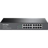 TP-Link TL-SF1016DS switch No administrado Fast Ethernet (10/100) 1U Negro, Interruptor/Conmutador negro, No administrado, Fast Ethernet (10/100), Montaje en rack, 1U