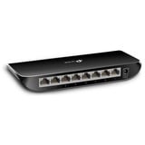 TP-Link TL-SG1008D No administrado Gigabit Ethernet (10/100/1000) Negro, Interruptor/Conmutador negro, No administrado, Gigabit Ethernet (10/100/1000), Montaje de pared