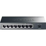 TP-Link TL-SG1008P Gigabit Ethernet (10/100/1000) Energía sobre Ethernet (PoE) Gris, Interruptor/Conmutador negro, Gigabit Ethernet (10/100/1000), Energía sobre Ethernet (PoE)