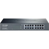 TP-Link TL-SG1016DE Gestionado L2 Gigabit Ethernet (10/100/1000) 1U Negro, Interruptor/Conmutador negro, Gestionado, L2, Gigabit Ethernet (10/100/1000), Montaje en rack, 1U