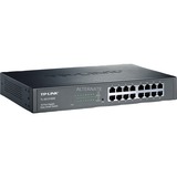 TP-Link TL-SG1016DE Gestionado L2 Gigabit Ethernet (10/100/1000) 1U Negro, Interruptor/Conmutador negro, Gestionado, L2, Gigabit Ethernet (10/100/1000), Montaje en rack, 1U