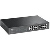TP-Link TL-SG1016PE Gestionado Gigabit Ethernet (10/100/1000) Energía sobre Ethernet (PoE) Negro, Interruptor/Conmutador negro, Gestionado, Gigabit Ethernet (10/100/1000), Bidireccional completo (Full duplex), Energía sobre Ethernet (PoE), Montaje en rack