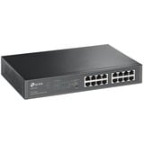 TP-Link TL-SG1016PE Gestionado L2 Gigabit Ethernet (10/100/1000) Energía sobre Ethernet (PoE) 1U Negro, Interruptor/Conmutador negro, Gestionado, L2, Gigabit Ethernet (10/100/1000), Energía sobre Ethernet (PoE), Montaje en rack, 1U