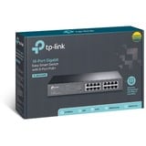 TP-Link TL-SG1016PE Gestionado L2 Gigabit Ethernet (10/100/1000) Energía sobre Ethernet (PoE) 1U Negro, Interruptor/Conmutador negro, Gestionado, L2, Gigabit Ethernet (10/100/1000), Energía sobre Ethernet (PoE), Montaje en rack, 1U