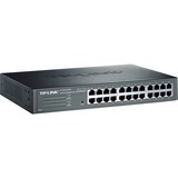 TP-Link TL-SG1024DE Gestionado L2 Gigabit Ethernet (10/100/1000) Negro, Interruptor/Conmutador negro, Gestionado, L2, Gigabit Ethernet (10/100/1000), Bidireccional completo (Full duplex), Montaje en rack