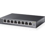 TP-Link TL-SG108E Gestionado L2 Gigabit Ethernet (10/100/1000) Negro, Interruptor/Conmutador negro, Gestionado, L2, Gigabit Ethernet (10/100/1000)