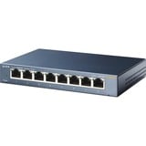 TP-Link TL-SG108 switch No administrado L2 Gigabit Ethernet (10/100/1000) Negro, Interruptor/Conmutador gris, No administrado, L2, Gigabit Ethernet (10/100/1000), Bidireccional completo (Full duplex), Montaje de pared