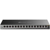 TP-Link TL-SG116E No administrado L2 Gigabit Ethernet (10/100/1000) Negro, Interruptor/Conmutador negro, No administrado, L2, Gigabit Ethernet (10/100/1000), Bidireccional completo (Full duplex)
