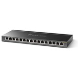 TP-Link TL-SG116E No administrado L2 Gigabit Ethernet (10/100/1000) Negro, Interruptor/Conmutador negro, No administrado, L2, Gigabit Ethernet (10/100/1000), Bidireccional completo (Full duplex)