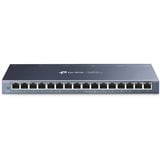 TP-Link TL-SG116 No administrado Gigabit Ethernet (10/100/1000) Negro, Interruptor/Conmutador No administrado, Gigabit Ethernet (10/100/1000), Bidireccional completo (Full duplex)