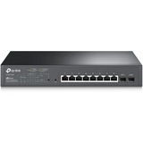 TP-Link TL-SG2210MP switch Gestionado L2/L2+ Gigabit Ethernet (10/100/1000) Energía sobre Ethernet (PoE) 1U Negro, Interruptor/Conmutador Gestionado, L2/L2+, Gigabit Ethernet (10/100/1000), Energía sobre Ethernet (PoE), Montaje en rack, 1U