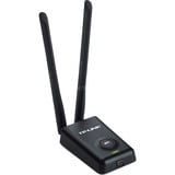 TP-Link TL-WN8200ND adaptador y tarjeta de red WLAN 300 Mbit/s, Adaptador Wi-Fi negro, Inalámbrico, USB, WLAN, Wi-Fi 4 (802.11n), 300 Mbit/s, Negro