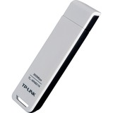 TP-Link TL-WN821N adaptador y tarjeta de red WLAN 300 Mbit/s, Adaptador Wi-Fi blanco, Inalámbrico, USB, WLAN, Wi-Fi 4 (802.11n), 300 Mbit/s, Negro, Blanco, Minorista