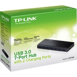 TP-Link UH720 USB 3.2 Gen 1 (3.1 Gen 1) Micro-B 5000 Mbit/s Negro, Hub USB negro, USB 3.2 Gen 1 (3.1 Gen 1) Micro-B, USB 3.2 Gen 1 (3.1 Gen 1) Type-A, 5000 Mbit/s, Negro, 1 m, USB