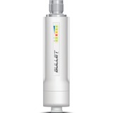 Ubiquiti BM2HP 100 Mbit/s Blanco Energía sobre Ethernet (PoE), Antena Inox, 100 Mbit/s, 10,100 Mbit/s, 2.4 GHz, IEEE 802.11b, IEEE 802.11g, IEEE 802.11n, IEEE 802.3, IEEE 802.3u, 50000 m, 28 dBmW