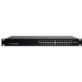 Ubiquiti EdgeSwitch 24 250W Gestionado L2/L3 Gigabit Ethernet (10/100/1000) Energía sobre Ethernet (PoE) 1U Negro, Interruptor/Conmutador Gestionado, L2/L3, Gigabit Ethernet (10/100/1000), Energía sobre Ethernet (PoE), Montaje en rack, 1U