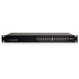 Ubiquiti EdgeSwitch 24 Lite Gestionado L2/L3 Gigabit Ethernet (10/100/1000) 1U Negro, Interruptor/Conmutador negro, Gestionado, L2/L3, Gigabit Ethernet (10/100/1000), Montaje en rack, 1U, Montaje de pared
