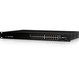 Ubiquiti EdgeSwitch 24 Lite Gestionado L2/L3 Gigabit Ethernet (10/100/1000) 1U Negro, Interruptor/Conmutador negro, Gestionado, L2/L3, Gigabit Ethernet (10/100/1000), Montaje en rack, 1U, Montaje de pared