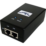 Ubiquiti POE-24-12W 24 V, Inyector PoE negro, CE, FCC, IC, UL, 24 V, 100 - 240 V, 50/60 Hz, 0 - 40 °C, 32 - 104 °F