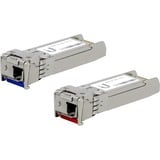 Ubiquiti UF-SM-10G-S-20 red modulo transceptor Fibra óptica 10000 Mbit/s SFP+ 1330 nm Fibra óptica, 10000 Mbit/s, SFP+, LC, 10000 m, 1330 nm