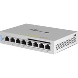 Ubiquiti UniFi US-8-60W Gestionado L2 Gigabit Ethernet (10/100/1000) Energía sobre Ethernet (PoE) Gris, Interruptor/Conmutador Gestionado, L2, Gigabit Ethernet (10/100/1000), Energía sobre Ethernet (PoE), Montaje de pared