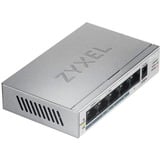 Zyxel GS1005HP No administrado Gigabit Ethernet (10/100/1000) Energía sobre Ethernet (PoE) Plata, Interruptor/Conmutador gris, No administrado, Gigabit Ethernet (10/100/1000), Bidireccional completo (Full duplex), Energía sobre Ethernet (PoE)