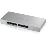 Zyxel GS1200-8HP v2 Gestionado Gigabit Ethernet (10/100/1000) Energía sobre Ethernet (PoE) Gris, Interruptor/Conmutador plateado, Gestionado, Gigabit Ethernet (10/100/1000), Bidireccional completo (Full duplex), Energía sobre Ethernet (PoE)