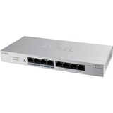 Zyxel GS1200-8 Gestionado Gigabit Ethernet (10/100/1000) Plata, Interruptor/Conmutador plateado, Gestionado, Gigabit Ethernet (10/100/1000), Bidireccional completo (Full duplex)